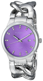 Akribos XXIV Diamond Purpurowy/Stal Ø38 mm AK759SSP