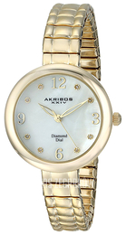 Akribos XXIV Impeccable Biały/Stal w odcieniu złota Ø31 mm AK765YG