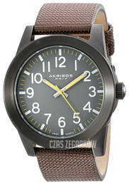 Akribos XXIV Szary/Skóra Ø46 mm AK779BKB
