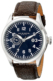 Akribos XXIV Czarny/Skóra Ø47 mm AK785BU