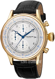 Akribos XXIV Srebrny/Skóra Ø44 mm AK798YG