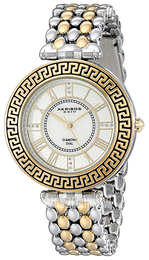 Akribos XXIV Diamond Biały/Stal w odcieniu złota Ø36 mm AK808TTG