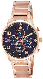 Akribos XXIV Niebieski/Stal w kolorze różowego złota Ø42 mm AK810RGBU