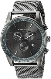 Akribos XXIV Szary/Stal Ø45 mm AK813GN