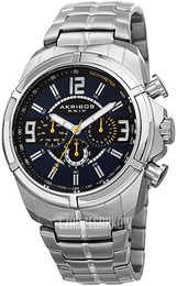 Akribos XXIV Niebieski/Stal Ø46 mm AK832SSBU