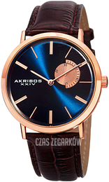 Akribos XXIV Niebieski/Skóra Ø42 mm AK848RGBU