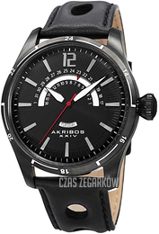 Akribos XXIV Czarny/Skóra Ø46 mm AK850BK