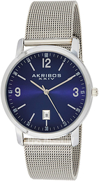 Akribos XXIV Niebieski/Stal Ø42 mm AK858BU