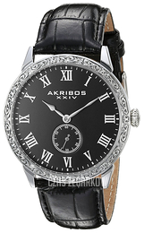 Akribos XXIV Czarny/Skóra Ø42 mm AK867SSB