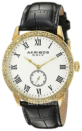 Akribos XXIV Biały/Skóra Ø42 mm AK867YG