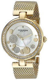 Akribos XXIV Diamond Wielokolorowy/Stal w odcieniu złota Ø36 mm AK881YG