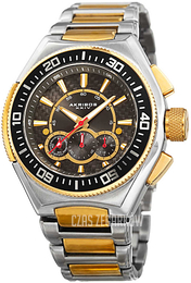 Akribos XXIV Classic Brązowy/Stal w odcieniu złota Ø48 mm AK910TTG