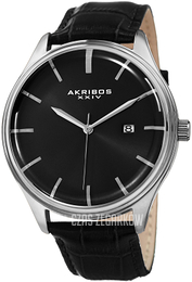 Akribos XXIV Classic Czarny/Skóra Ø45 mm AK914SSB