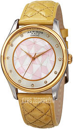 Akribos XXIV Diamond Wielokolorowy/Skóra Ø37 mm AK925GLD