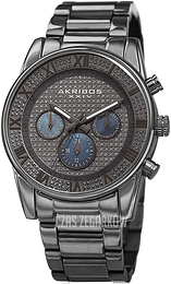 Akribos XXIV Szary/Stal Ø41 mm AK939GN