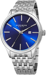Akribos XXIV Niebieski/Stal Ø44 mm AK941SSBU