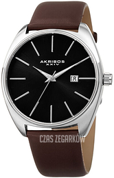 Akribos XXIV Czarny/Skóra Ø41 mm AK945SSBR