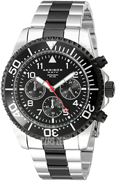 Akribos XXIV Classic Czarny/Stal Ø43 mm AK950TTB