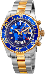 Akribos XXIV Niebieski/Stal w odcieniu złota Ø44 mm AK955TTG