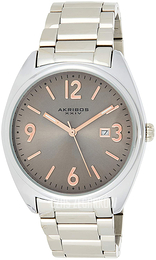 Akribos XXIV Classic Szary/Stal Ø47 mm AK957SS