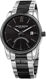 Akribos XXIV Czarny/Stal Ø47 mm AK962TTB