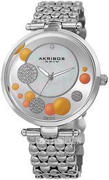 Akribos XXIV Srebrny/Stal Ø46 mm AK963SS