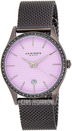 Akribos XXIV Purpurowy/Stal Ø38 mm AK967GNPU