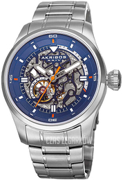 Akribos XXIV Niebieski/Stal Ø55 mm AK970SSBU