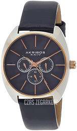Akribos XXIV Niebieski/Skóra Ø43 mm AK998BU