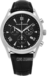Alexander Heroic Czarny/Skóra Ø42 mm A021-01