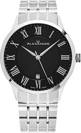 Alexander Statesman Czarny/Stal Ø42 mm A103B-02