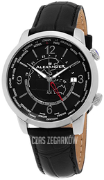 Alexander Heroic Czarny/Skóra Ø40 mm A171.01