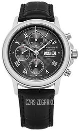 Alexander Statesman Czarny/Skóra Ø42 mm A473-01