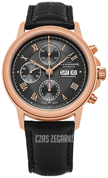 Alexander Statesman Czarny/Skóra Ø42 mm A473-03