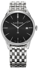 Alexander Heroic Czarny/Stal Ø40 mm A911B.03