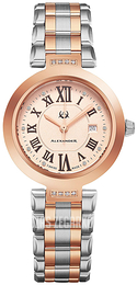 Alexander Monarch Różowe złoto/Stal w kolorze różowego złota Ø32 mm AD203B.04