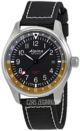 Alpina Startimer Czarny/Tkanina Ø42 mm AL-247BBG4S6
