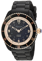 Alpina Horological Smartwatch Czarny/Guma Ø36 mm AL-281BY3V4
