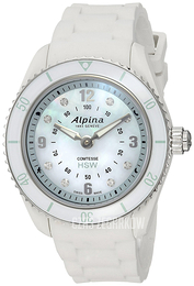 Alpina Horological Smartwatch Srebrny/Guma Ø36 mm AL-281MPWND3V6