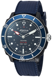 Alpina Horological Smartwatch Niebieski/Guma Ø44 mm AL-282LNN4V6
