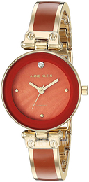 Anne Klein Diamond Czerwony/Stal w odcieniu złota Ø28 mm AK/1980RUGB