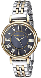 Anne Klein Bracelet Czarny/Stal w odcieniu złota Ø30 mm AK/2159NVTT