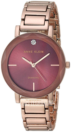 Anne Klein Diamond Czerwony/Stal w kolorze różowego złota Ø32 mm AK/3278MVRG