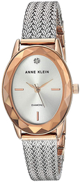 Anne Klein Diamond Srebrny/Stal w kolorze różowego złota Ø24 mm AK/3499SVRT
