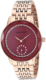 Anne Klein Bracelet Czerwony/Stal w kolorze różowego złota Ø34 mm AK/3506MVRG