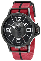 Armani Exchange Street Czarny/Stal Ø44 mm AX1582