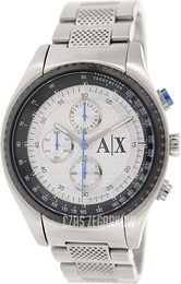 Armani Exchange Active Srebrny/Stal Ø45 mm AX1602