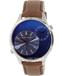 Armani Exchange Dress Niebieski/Skóra Ø48 mm AX2162