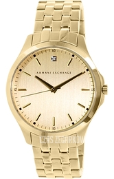 Armani Exchange Smart Żółte złoto/Stal w odcieniu złota Ø46 mm AX2167