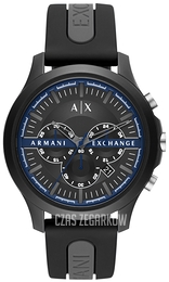 Armani Exchange Hampton Czarny/Guma Ø46 mm AX2447